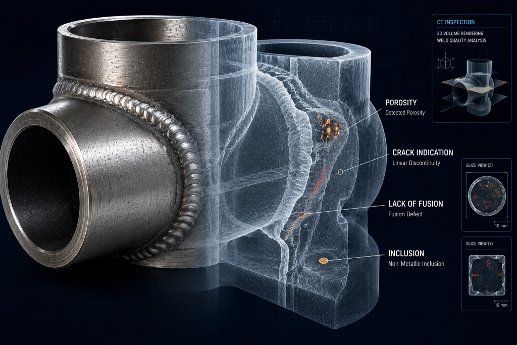 Advanced NDT for Weld Inspection Porosity, Cracks & Fusion Defects
