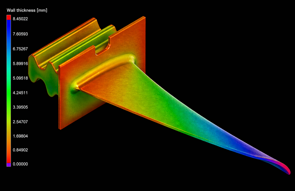 Wall Thickness Analysis CT Cross Section