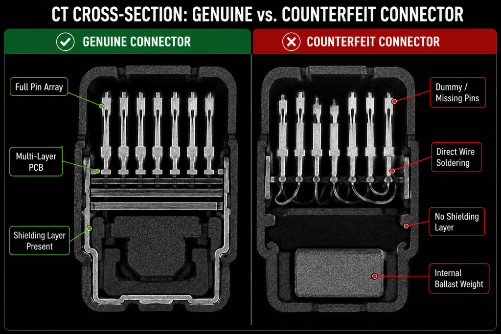 Non-destructive CT inspection