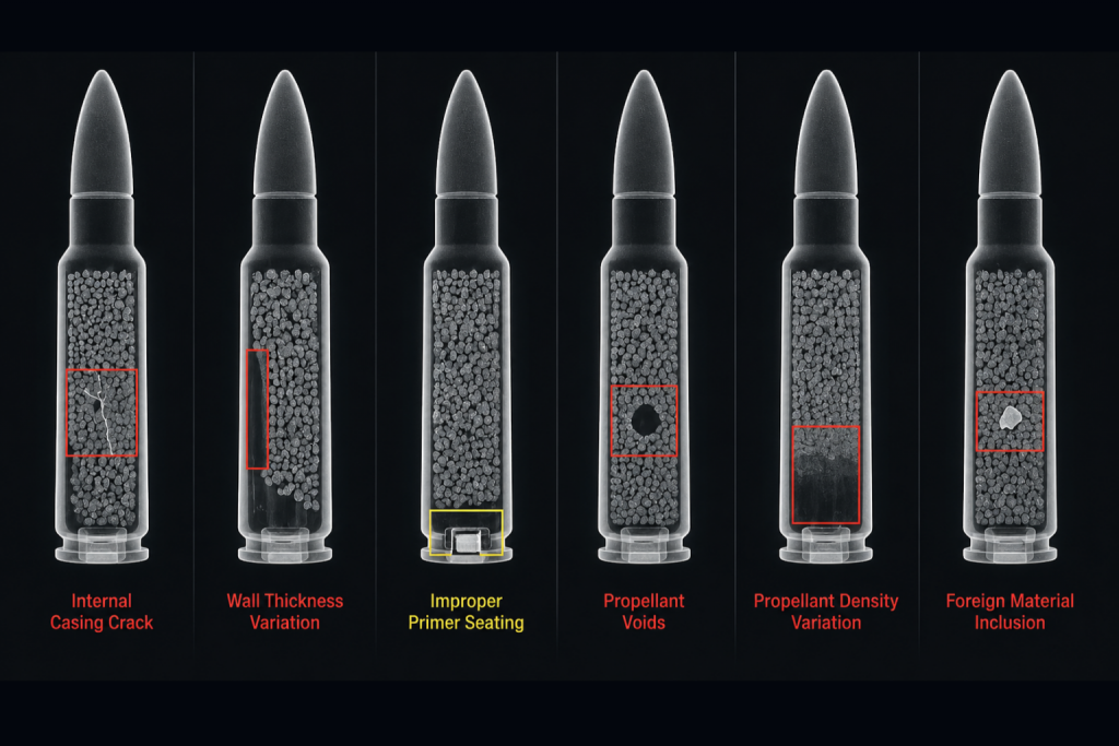 X-ray Inspection of Ammunition Manufacturing