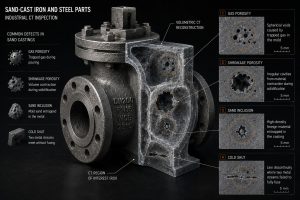 Conceptual visualization of CT inspection