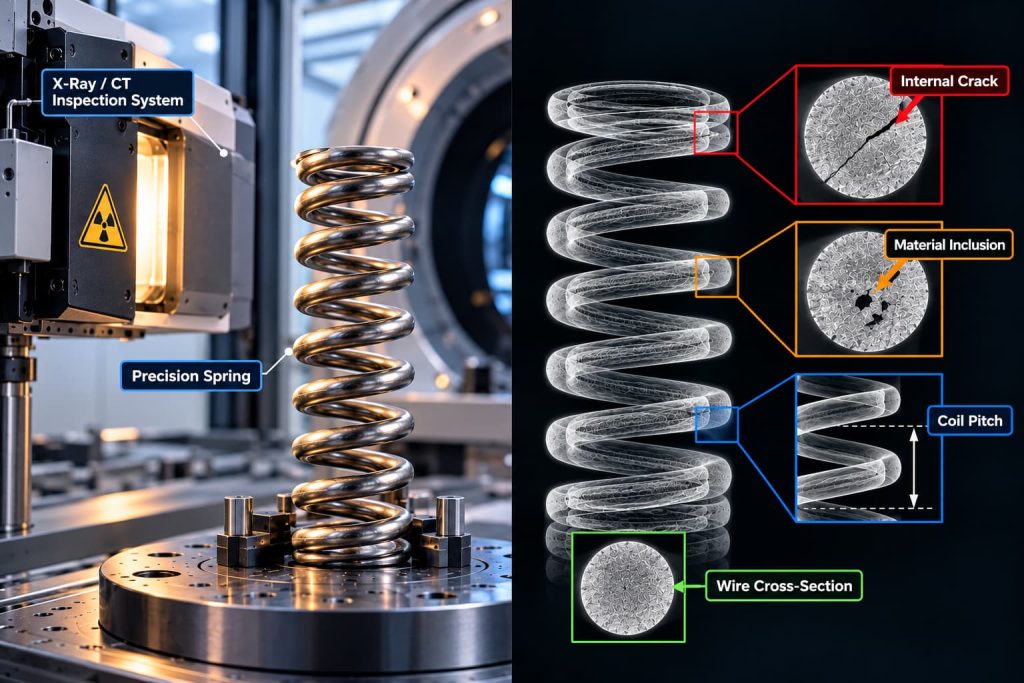 Precision Spring CT Inspection Infographic